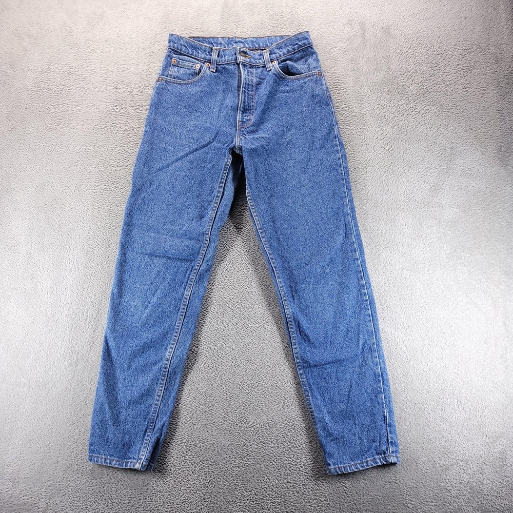 VTG Levis 550 Jeans Mens 28x30 Blue Tapered 80s Made in USA Workwear